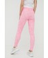 Legginsy Calvin Klein  Performance legginsy treningowe Big Idea damskie kolor różowy wzorzyste