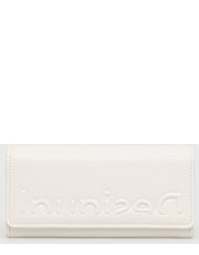 Portfel portfel i etui na karty damski kolor biały - Answear.com Desigual