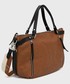 Shopper bag Desigual torebka kolor brązowy