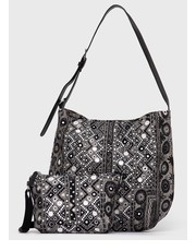 Shopper bag torebka kolor czarny - Answear.com Desigual