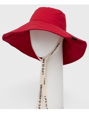 Kapelusz kapelusz kolor czerwony - Answear.com Desigual