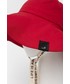 Kapelusz Desigual kapelusz kolor czerwony