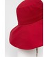Kapelusz Desigual kapelusz kolor czerwony