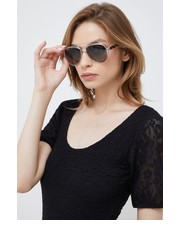 Bluzka body damskie kolor czarny - Answear.com Desigual