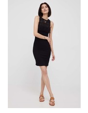 Sukienka sukienka kolor czarny mini dopasowana - Answear.com Desigual