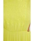 Sukienka Desigual sukienka kolor żółty maxi rozkloszowana