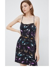 Sukienka sukienka kolor czarny mini dopasowana - Answear.com Desigual
