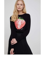 Sweter sweter damski kolor czarny lekki - Answear.com Desigual