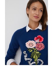 Sweter sweter z domieszką wełny damski lekki - Answear.com Desigual
