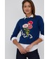 Sweter Desigual sweter z domieszką wełny damski lekki