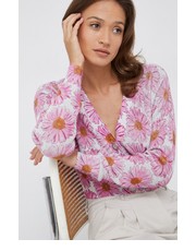 Sweter kardigan damski kolor różowy lekki - Answear.com Desigual