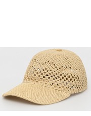 Czapka czapka kolor beżowy gładka - Answear.com Desigual