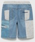 Spodnie Desigual szorty jeansowe dziecięce melanżowe regulowana talia
