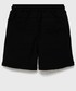 Spodnie Desigual szorty dziecięce kolor czarny regulowana talia