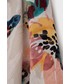 Szalik Desigual apaszka bawełniana kolor beżowy wzorzysta