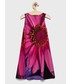 Sukienka dziecięca Desigual sukienka dziecięca kolor fioletowy mini rozkloszowana