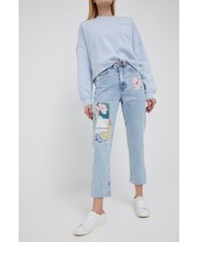 Jeansy jeansy damskie high waist - Answear.com Desigual
