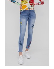 Jeansy jeansy damskie medium waist - Answear.com Desigual