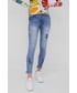 Jeansy Desigual jeansy damskie medium waist