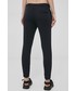 Spodnie Converse spodnie dresowe damskie kolor czarny z aplikacją