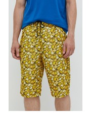 Spodnie szorty kolor żółty wzorzyste - Answear.com Converse