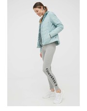Legginsy legginsy damskie kolor szary z nadrukiem - Answear.com Converse