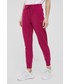 Spodnie 4F spodnie damskie kolor fioletowy gładkie