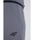 Spodnie męskie 4F spodnie treningowe męskie kolor szary gładkie