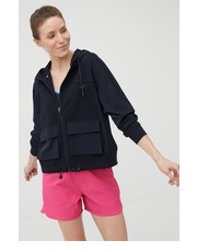 Bluza bluza damska kolor granatowy z kapturem gładka - Answear.com 4F