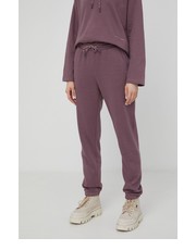 Spodnie spodnie damskie kolor fioletowy gładkie - Answear.com Tom Tailor