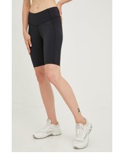 Spodnie szorty damskie kolor czarny gładkie medium waist - Answear.com Tom Tailor