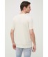 T-shirt - koszulka męska Tom Tailor T-shirt bawełniany kolor beżowy z nadrukiem