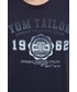 T-shirt - koszulka męska Tom Tailor T-shirt bawełniany kolor granatowy z nadrukiem