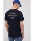 T-shirt - koszulka męska Tom Tailor t-shirt bawełniany kolor granatowy z nadrukiem