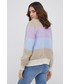 Sweter Pieces Kardigan damski kolor beżowy