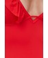 Strój kąpielowy Pieces strój kąpielowy kolor czerwony lekko usztywniona miseczka