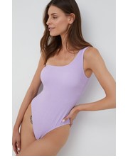 Strój kąpielowy jednoczęściowy strój kąpielowy Vivian kolor fioletowy lekko usztywniona miseczka - Answear.com Pieces