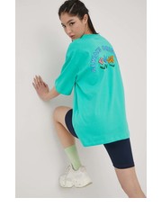 Bluzka adidas Originals t-shirt bawełniany Always Original HF2020 kolor zielony - Answear.com Adidas Originals