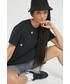 Bluzka Adidas Originals adidas Originals t-shirt bawełniany kolor czarny