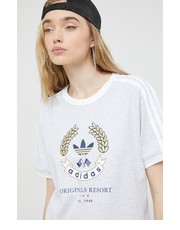 Bluzka adidas Originals t-shirt bawełniany kolor szary - Answear.com Adidas Originals