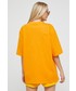 Bluzka Adidas Originals adidas Originals t-shirt bawełniany Adicolor kolor pomarańczowy