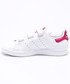 Sportowe buty dziecięce Adidas Originals adidas Originals - Buty dziecięce Stan Smith CF CG3619