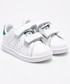 Sportowe buty dziecięce Adidas Originals adidas Originals - Buty dziecięce Stan Smith CF BZ0520