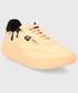 Sneakersy Adidas Originals adidas Originals buty skórzane kolor pomarańczowy