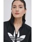 Kurtka Adidas Originals kurtka damska kolor czarny przejściowa