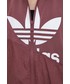 Kurtka Adidas Originals kurtka Adicolor damska kolor fioletowy przejściowa