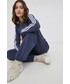 Spodnie Adidas Originals Spodnie damskie kolor granatowy gładkie
