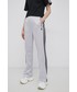 Spodnie Adidas Originals Spodnie damskie kolor srebrny gładkie