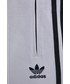 Spodnie Adidas Originals Spodnie damskie kolor srebrny gładkie