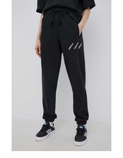 Spodnie spodnie damskie kolor czarny z nadrukiem - Answear.com Adidas Originals